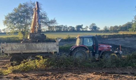 curage étang 79 - terrassement 79- travaux agricoles79